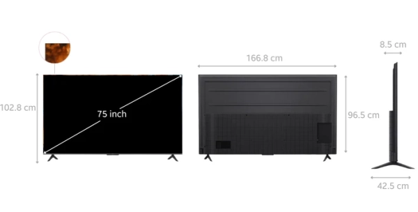 Tivi Xiaomi Smart Display S 75 Mini LED 75 inch 2025 - Quốc tế chính hãng