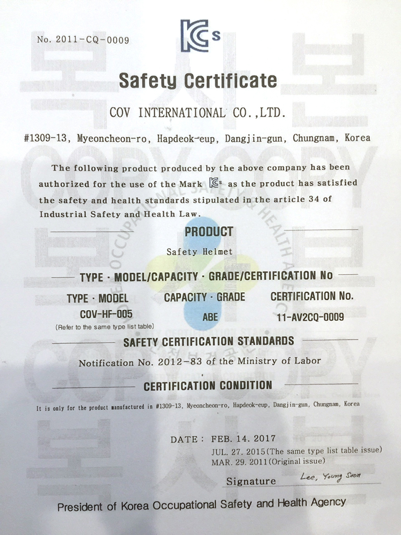 Sản phẩm Mũ Bảo Hộ (Safety Helmet) HF 005